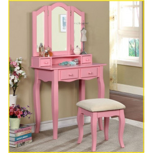 CM-DK6846PK : Trọn Bộ Bàn Trang Điểm - Màu Hồng